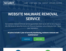 Tablet Screenshot of malwareremovalservice.com